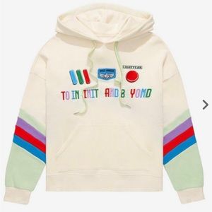 Boxlunch Exclusive Buzz Lightyear To Infinity and Beyond Hood Sweatshirt NWT